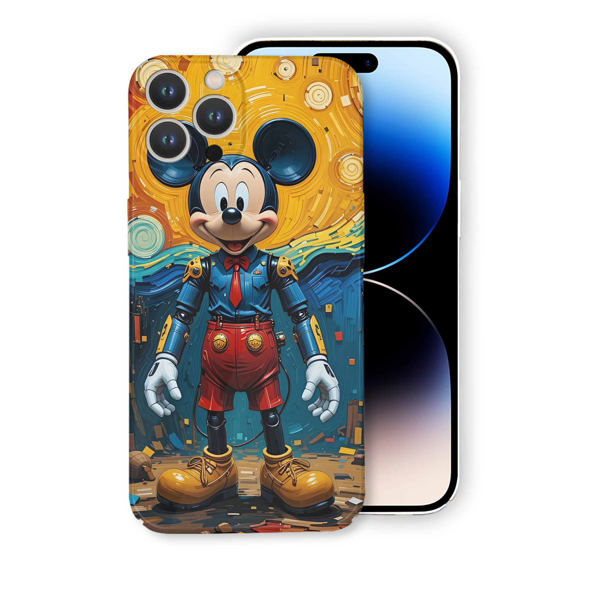 （画像用） ミッキーマウス Mickey Mouse 【iPhone 14シリーズ対応】ハードケース